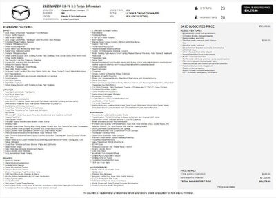 2025 Mazda Mazda CX-70 3.3 Turbo S Premium