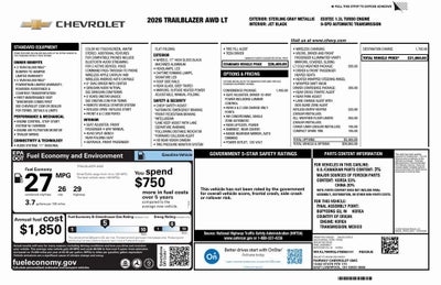 2026 Chevrolet Trailblazer LT
