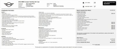 2012 MINI Hardtop 2 Door Cooper