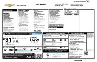 2025 Chevrolet Malibu 1LT