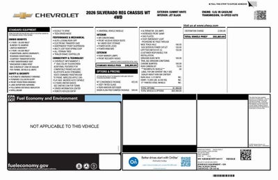 2026 Chevrolet Silverado 3500 HD Chassis Cab Work Truck