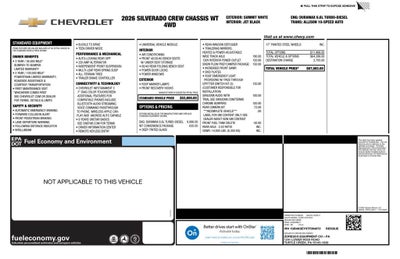 2026 Chevrolet Silverado 3500 HD Chassis Cab Work Truck