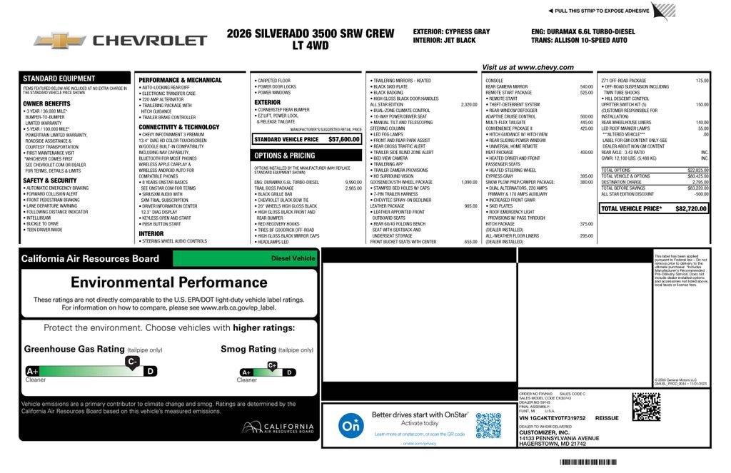2026 Chevrolet Silverado 3500 HD LT