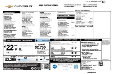 2026 Chevrolet Traverse LT