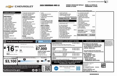 2026 Chevrolet Tahoe LS