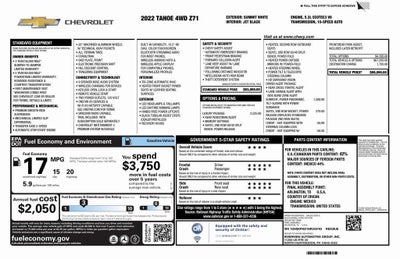 2022 Chevrolet Tahoe Z71