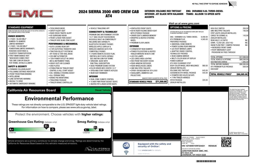 2024 GMC Sierra 3500 HD AT4