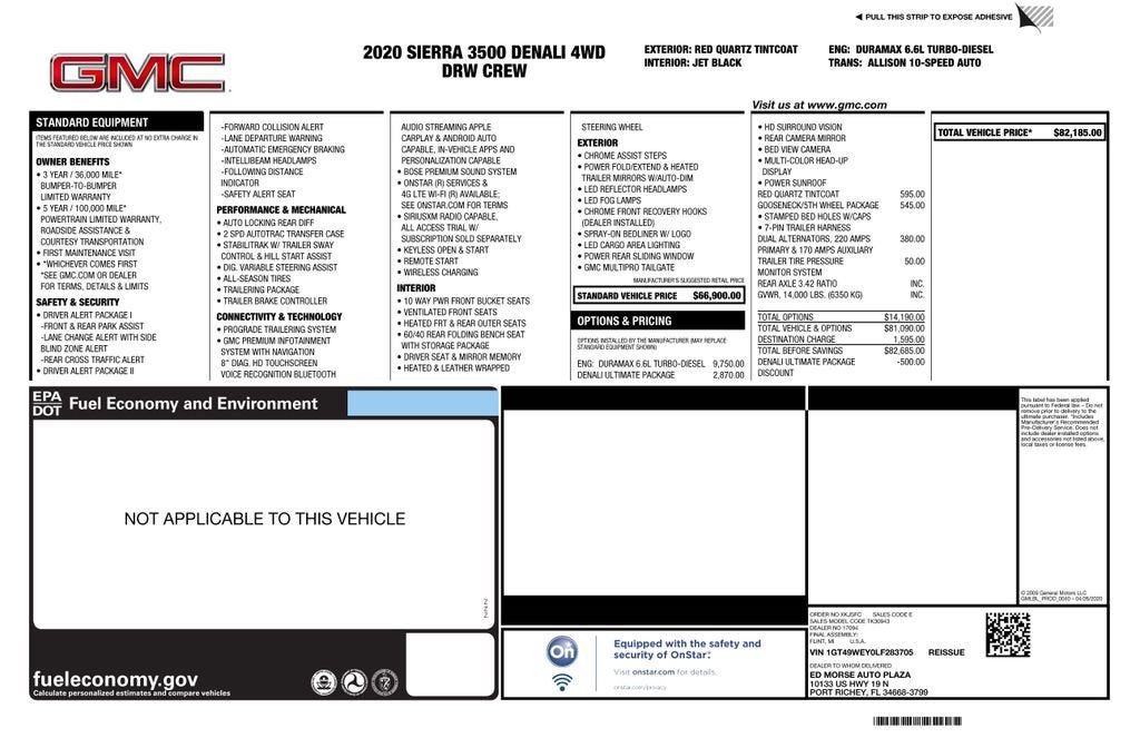 2020 GMC Sierra 3500 HD Denali