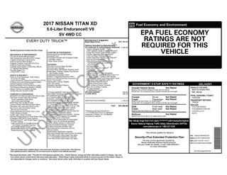 2017 Nissan TITAN XD SV Gas