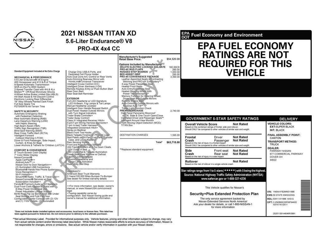 2021 Nissan TITAN XD Crew Cab PRO-4X 4x4