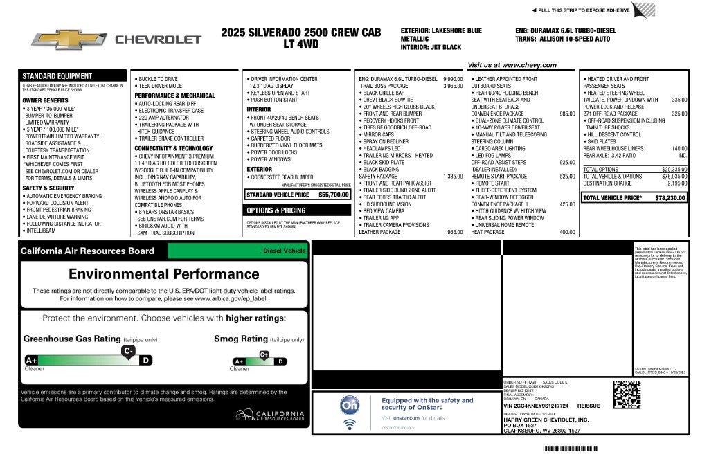 2025 Chevrolet Silverado 2500 HD LT