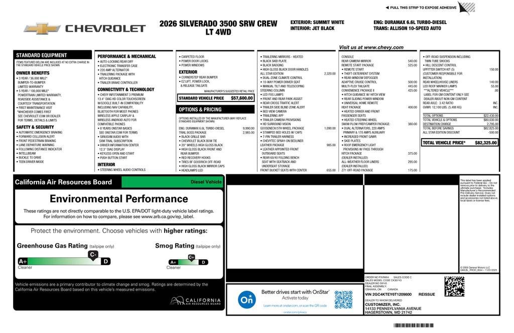 2026 Chevrolet Silverado 3500 HD LT