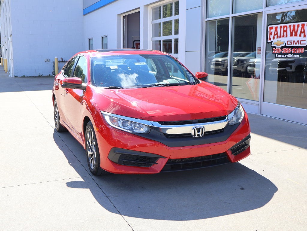 Used 2018 Honda Civic EX with VIN 2HGFC2F70JH579751 for sale in Calcutta, OH