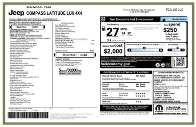 2024 Jeep Compass Latitude Lux FWD