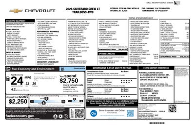 2026 Chevrolet Silverado 1500 LT Trail Boss