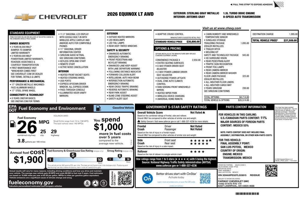 2026 Chevrolet Equinox LT
