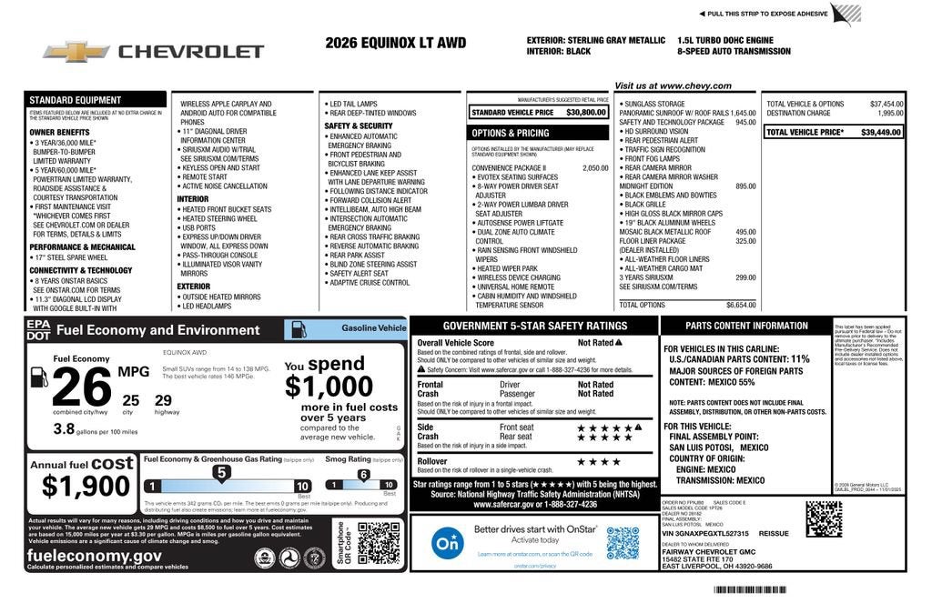 2026 Chevrolet Equinox LT