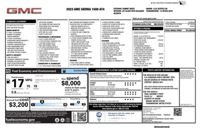 2023 GMC Sierra 1500 AT4