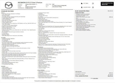 2025 Mazda Mazda CX-70 3.3 Turbo S Premium