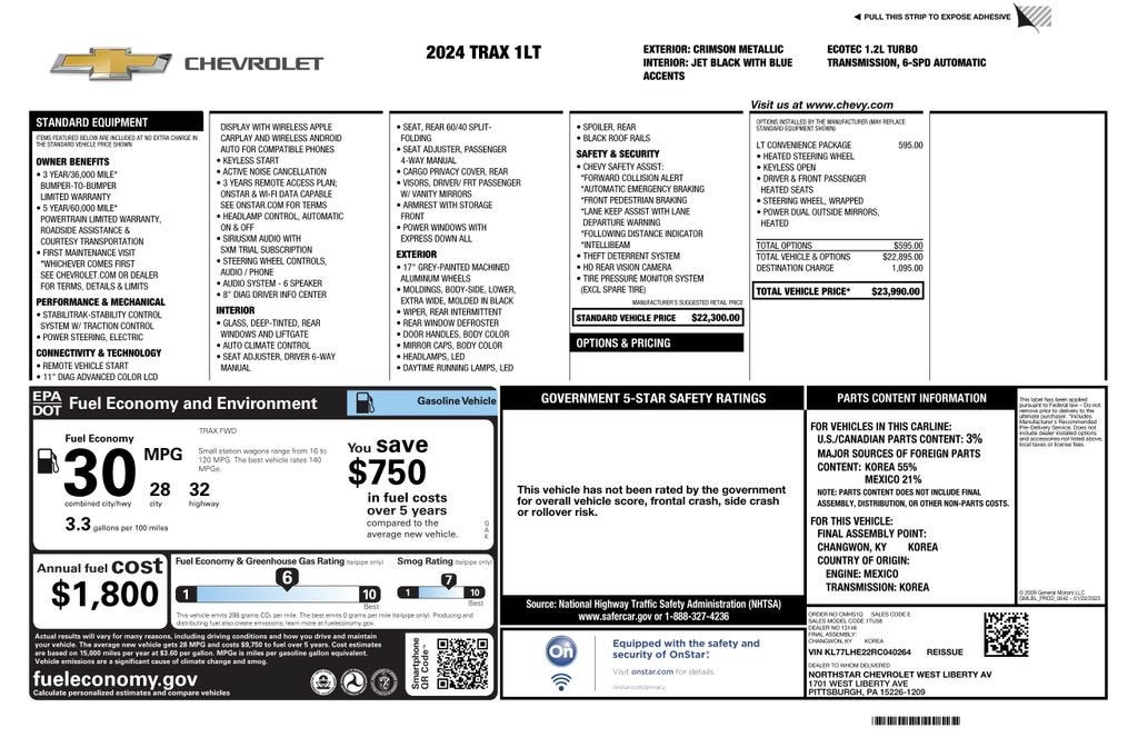 2024 Chevrolet Trax LT