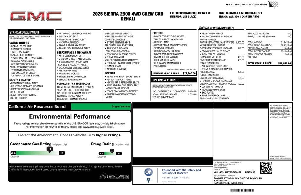 2025 GMC Sierra 2500 HD Denali
