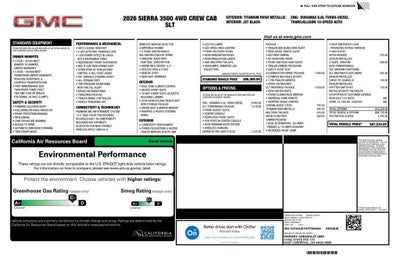 2026 GMC Sierra 3500 HD SLT