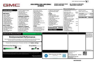 2026 GMC Sierra 2500 HD Denali Ultimate