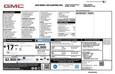 2026 GMC Sierra 1500 Elevation