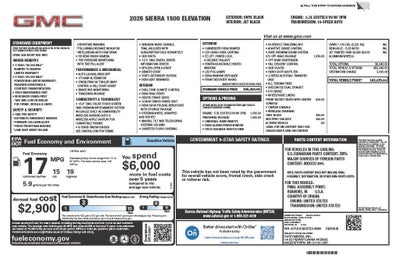 2026 GMC Sierra 1500 Elevation