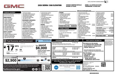 2026 GMC Sierra 1500 Elevation