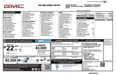 2023 GMC Sierra 1500 AT4