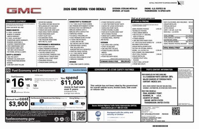 2026 GMC Sierra 1500 Denali