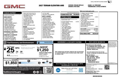 2027 GMC Terrain Elevation