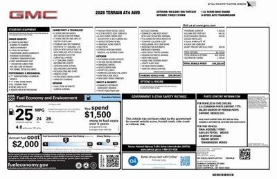 2026 GMC Terrain AT4