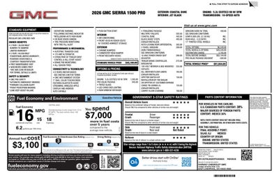 2026 GMC Sierra 1500 Pro