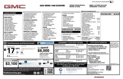 2025 GMC Sierra 1500 Elevation