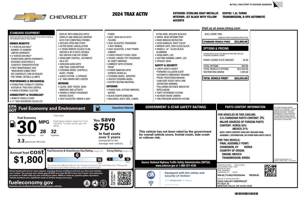 2024 Chevrolet Trax ACTIV