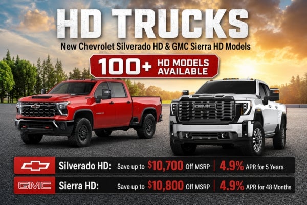 Fairway Chevrolet GMC HD Trucks banner featuring new Chevrol