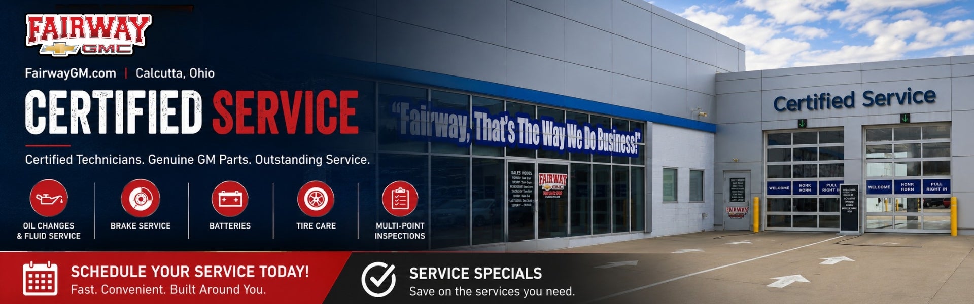 Fairway Chevrolet GMC Certified Service Center in Calcutta, 