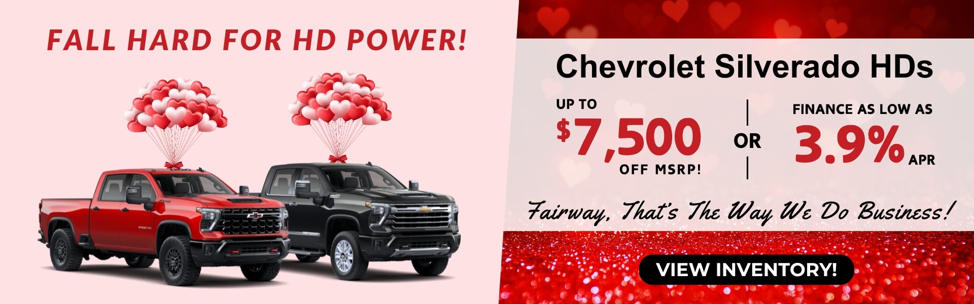 Chevrolet Silverado HD trucks with up to $7,500 off