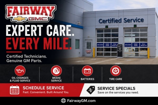 Fairway Chevrolet GMC Certified Service entrance with servic